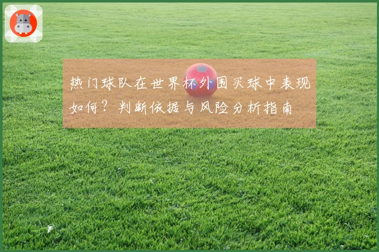 热门球队在世界杯外围买球中表现如何？判断依据与风险分析指南